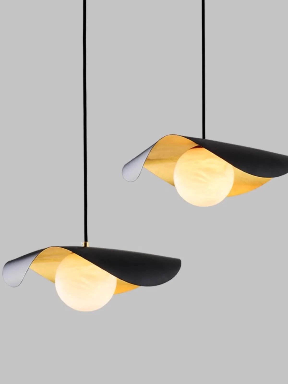 lustre en marbre led postmoderne pour décoration de luxe - vue 3 sur 16