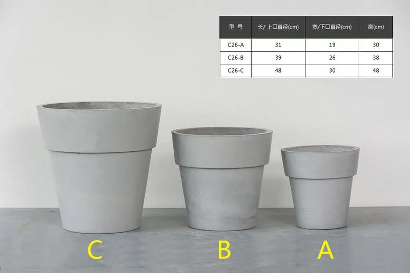 moule créatif pour pots de fleurs en argile et silicone