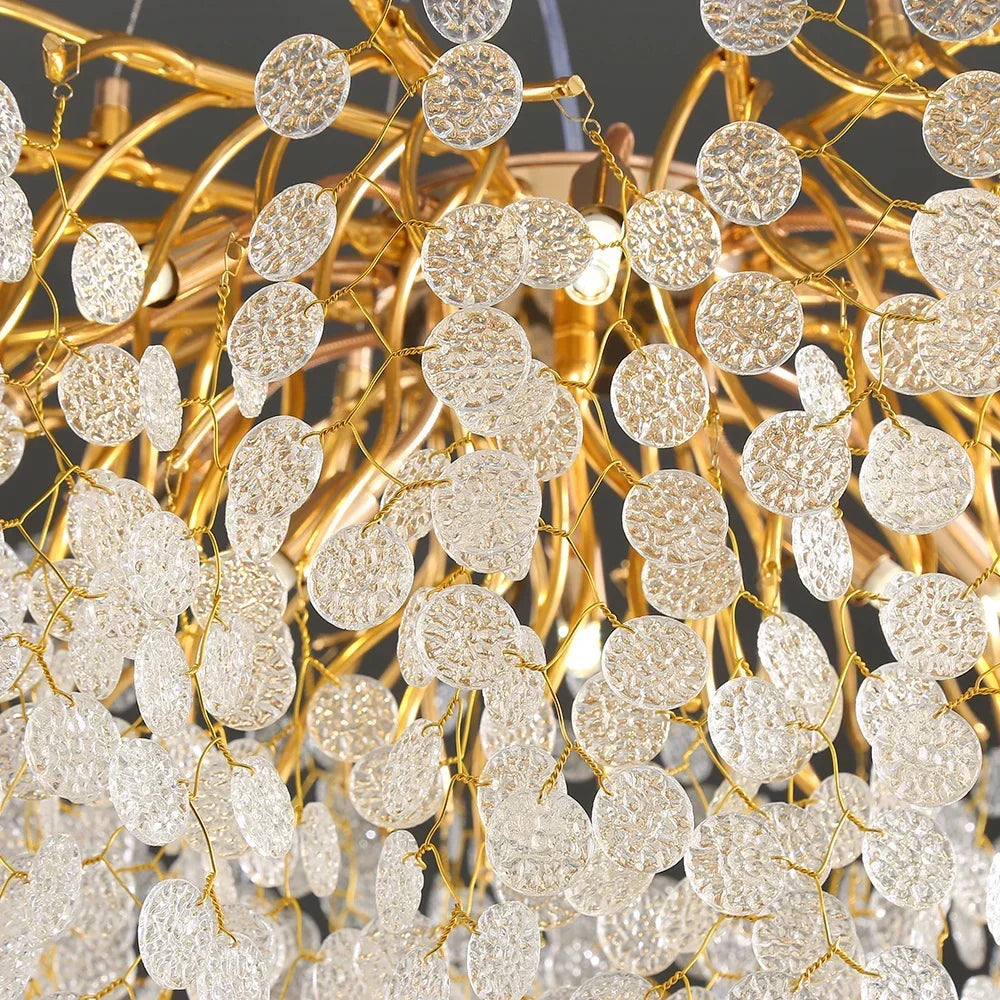 lustre en cristal moderne design pour intérieur élégant - vue 6 sur 10