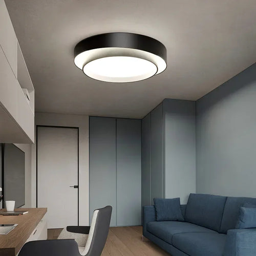 Plafonnier LED rond moderne led cercle avec télécommande pour décoration