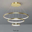 lustre moderne à gradation pour éclairage intérieur élégant