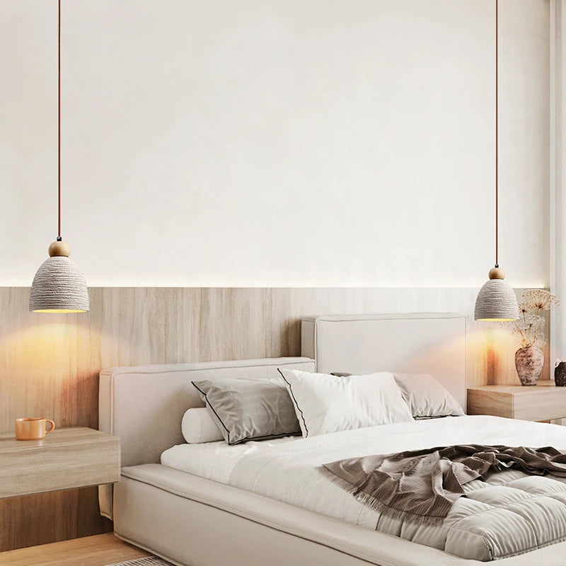 suspension rétro design en ciment pour décoration intérieure - vue 4 sur 7