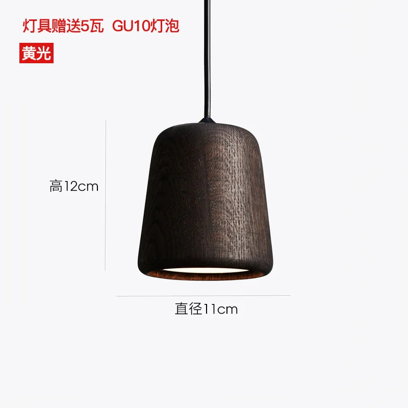 suspension nordique en bois massif design minimaliste pour intérieur