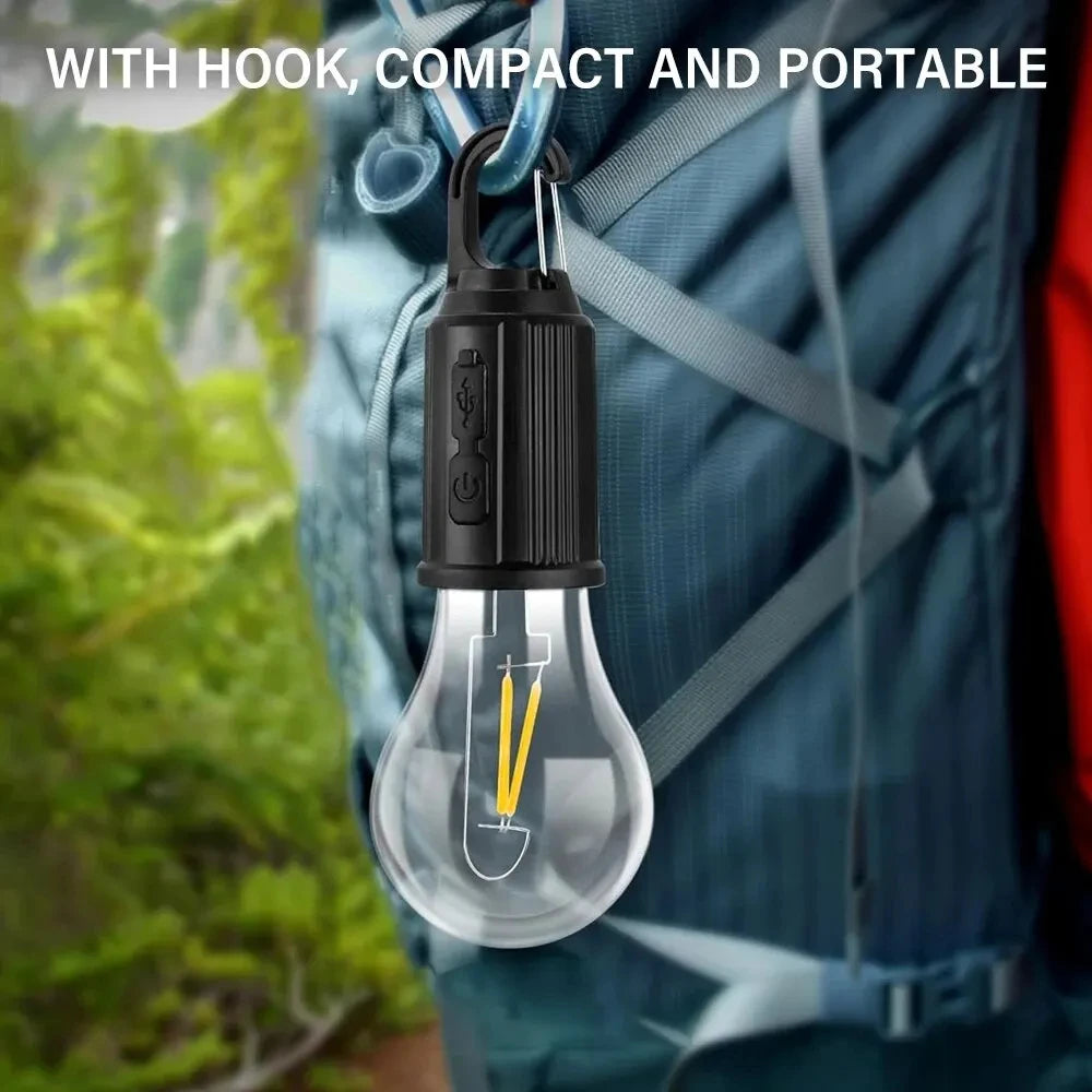 lampe de camping rechargeable usb étanche 3 modes portable