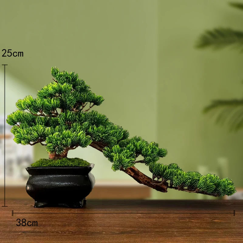 décoration intérieure faux arbre bonsaï style chinois pour un paysage apaisant - vue 32 sur 33