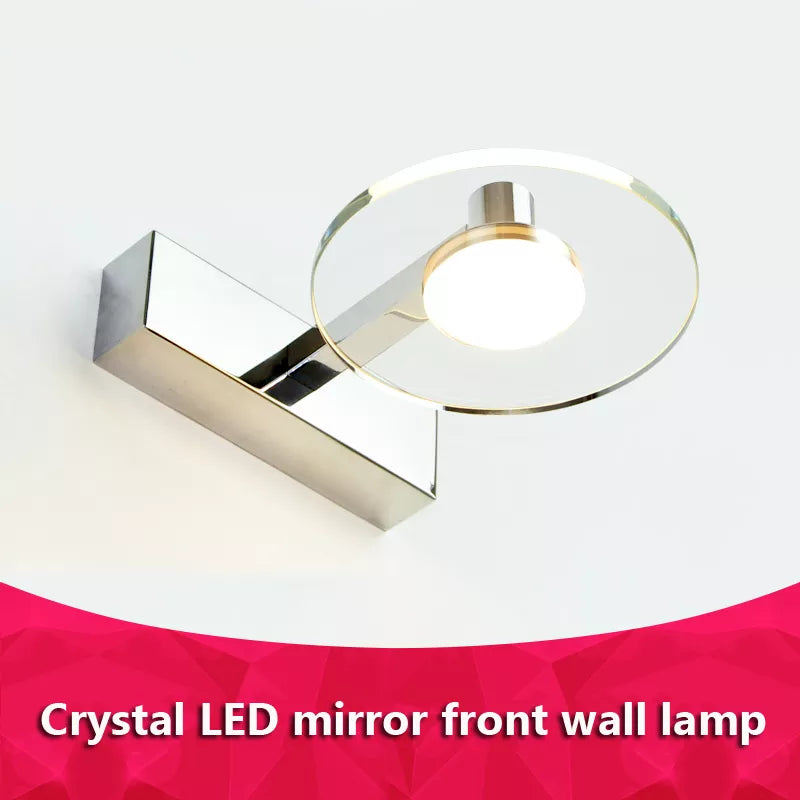 Applique led acrylique miroir 5w anti-buée salle bain