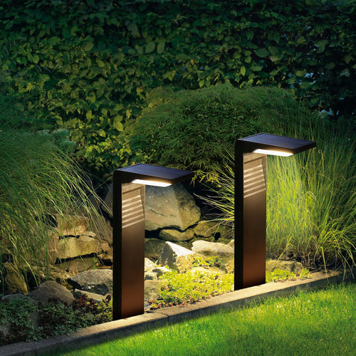 Lampe de jardin décoration extérieure lampe à gazon LED étanche pour cour voie paysage borne éclairage à énergie solaire - vue 4 sur 9
