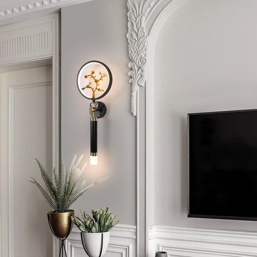 applique murale cristal en led pour éclairage intérieur luxe - vue 6 sur 10