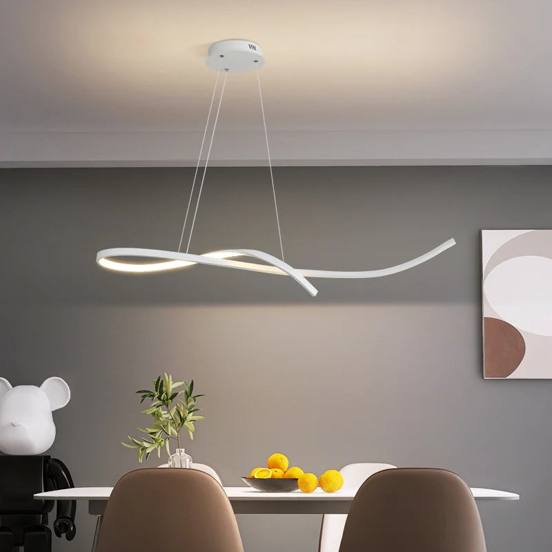 lustre moderne minimaliste pour éclairage intérieur design élégant - vue 3 sur 11