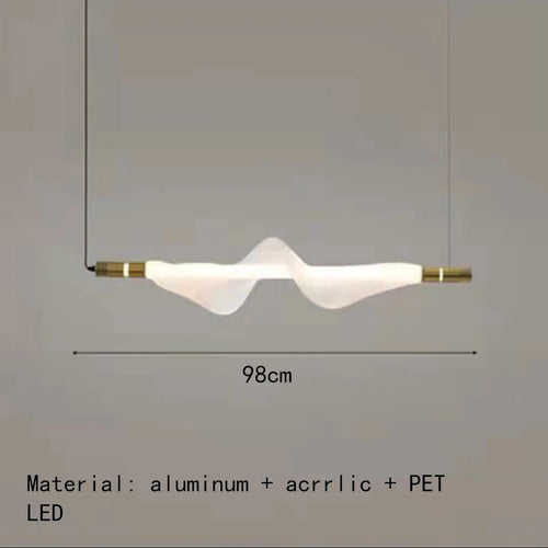 lustre led art déco avec cordon réglable luminaires suspendus - vue 11 sur 22