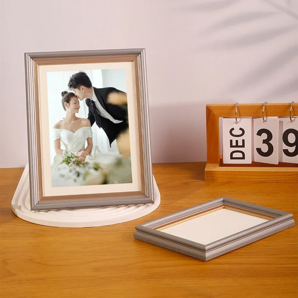 cadre photo en bois pour portraits de famille et voyages - vue 4 sur 10