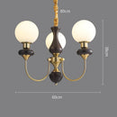 lustre rétro français led suspension luminaires de plafond