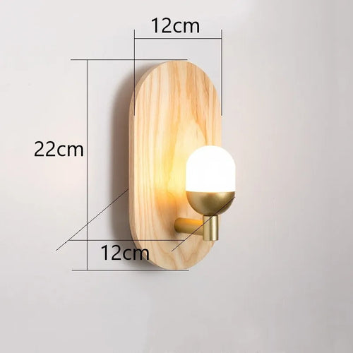 applique murale en bois design nordique pour décoration intérieure