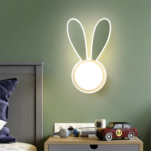 Applique murale acrylique motif dauphin lapin pour enfants - vue 10 sur 10