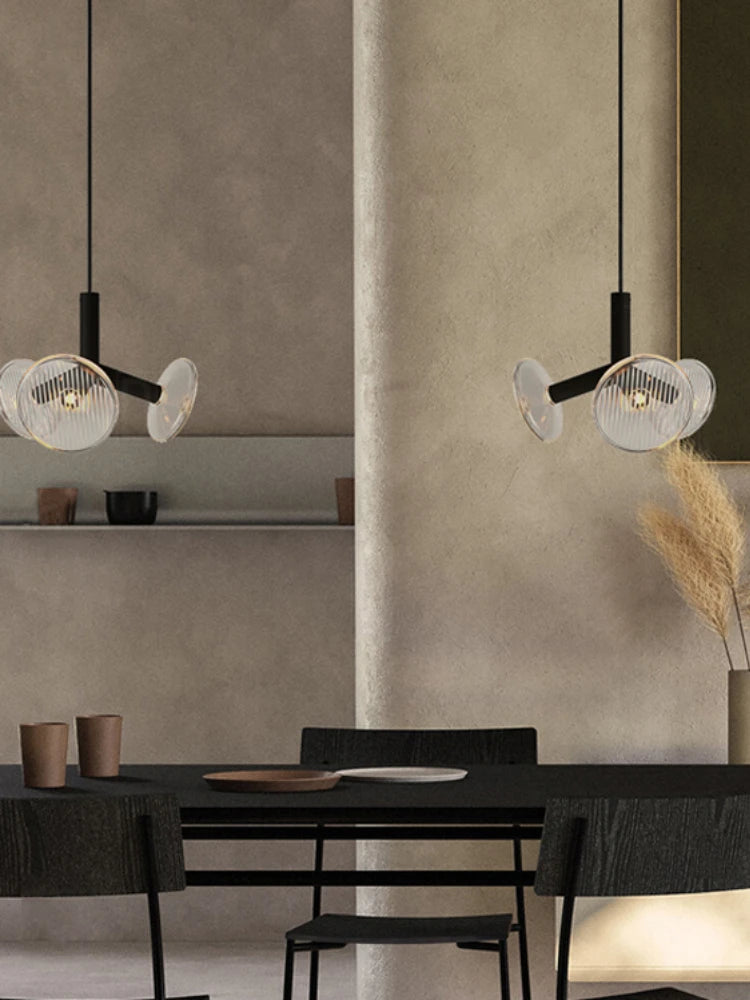 lustre créatif postmoderne en verre pour décoration intérieure - vue 3 sur 14
