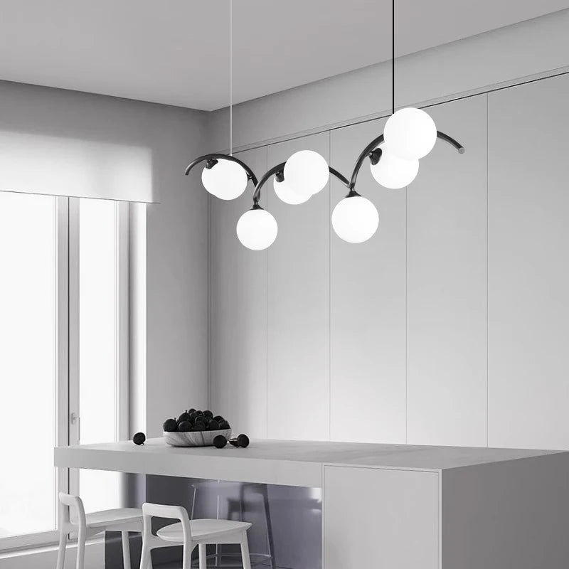 lustre led moderne pour éclairage intérieur suspendu