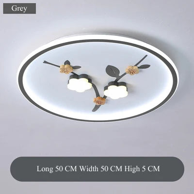 plafonnier led design floral pour décoration moderne de plafond - vue 7 sur 12
