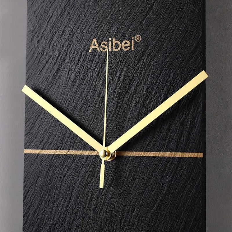 horloge murale en roche design moderne et silencieuse - vue 5 sur 7