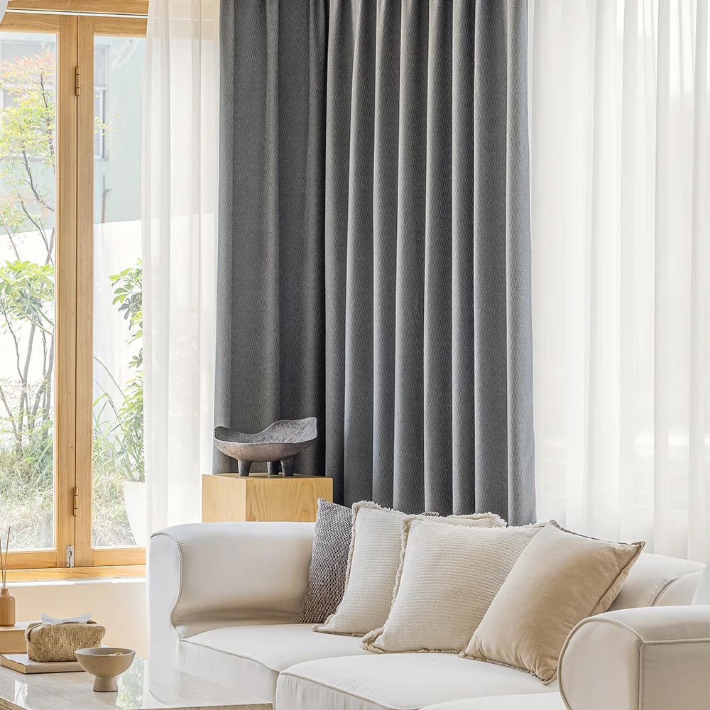 Rideau occultant moderne pour salon et chambre - vue 10 sur 11