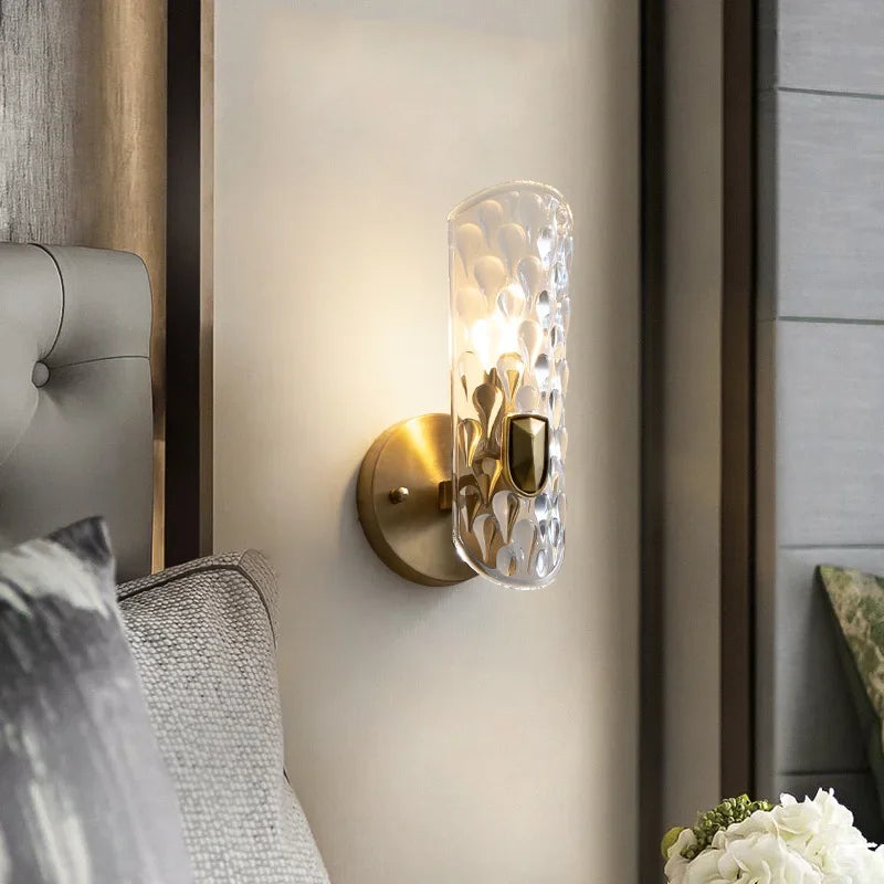 applique murale en cristal design bouclier luxe pour intérieur décoratif - vue 5 sur 8