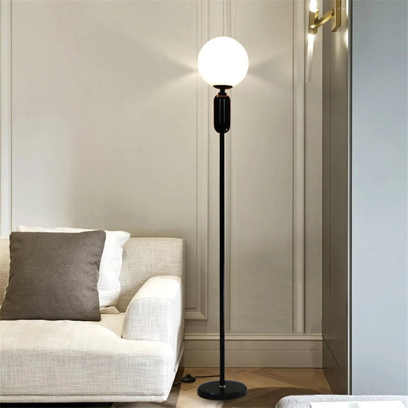 lampe de sol led nordique design créatif pour intérieur - vue 3 sur 14