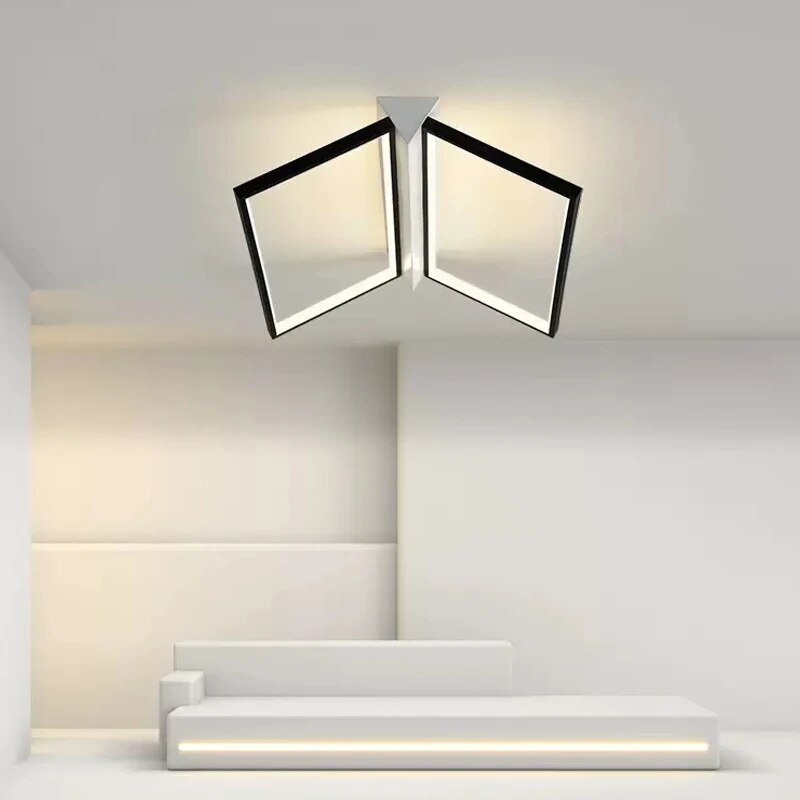 Plafonnier LED ligne lumière simple déco intérieure