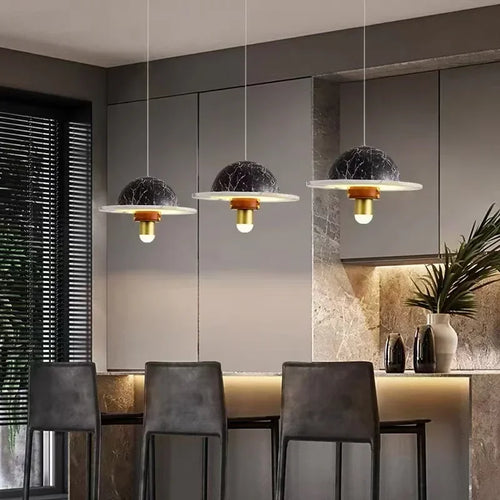 suspension en marbre design nordique pour intérieur moderne - vue 2 sur 9