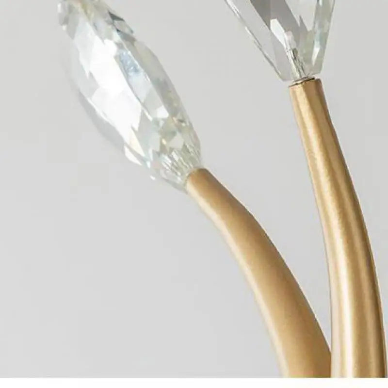 lustre vintage en cristal pour éclairage intérieur élégant - vue 8 sur 9