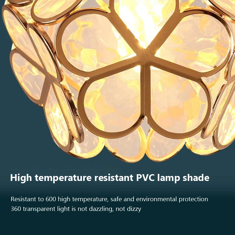lampe de plafond led moderne à tête unique macaron en forme de pétale - vue 5 sur 20