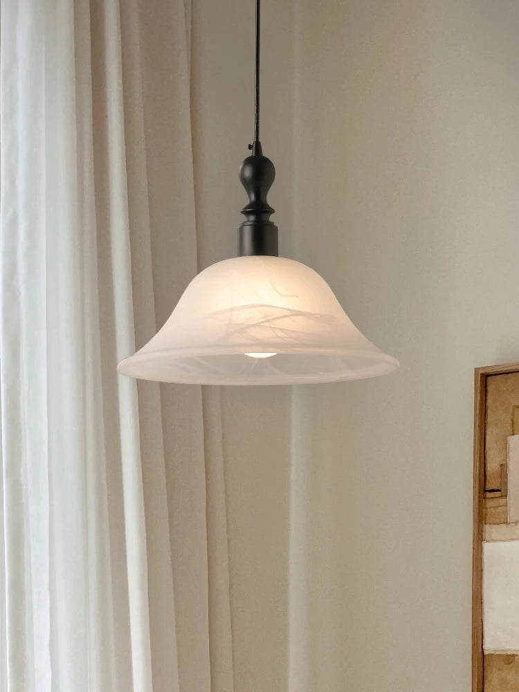 suspension en bois massif style rétro japonais pour décor intérieur - vue 3 sur 8