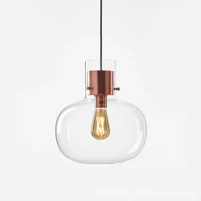 suspension en verre fumé pour décoration moderne et élégante