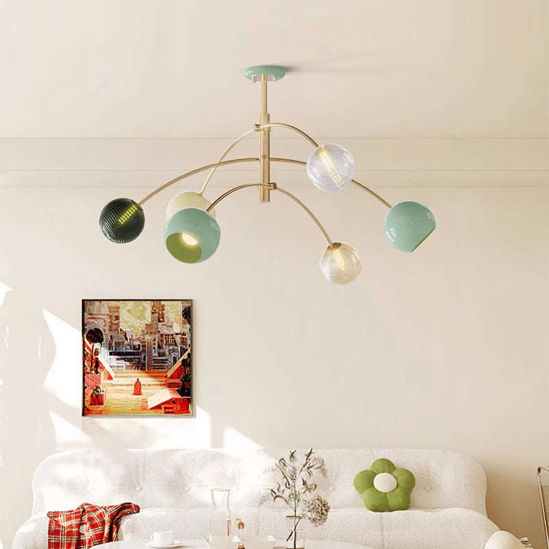 lustre led de luxe moderne pour éclairage intérieur