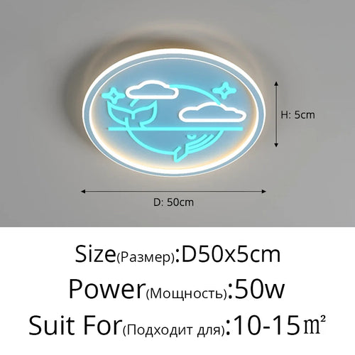 plafonnier rond led pour un éclairage intérieur moderne et élégant - vue 10 sur 9