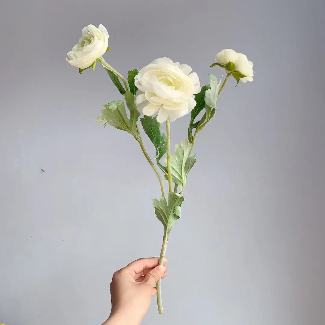 bouquet de fleurs artificielles en soie pour décoration et accessoires photo - vue 8 sur 12