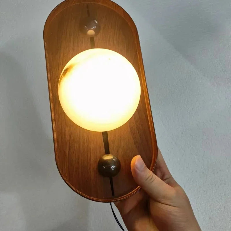 applique murale en marbre moderne lumineuse et légère pour décoration intérieure - vue 5 sur 7
