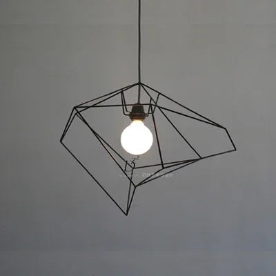 suspension nordique simple en fer design géométrique moderne - vue 8 sur 8