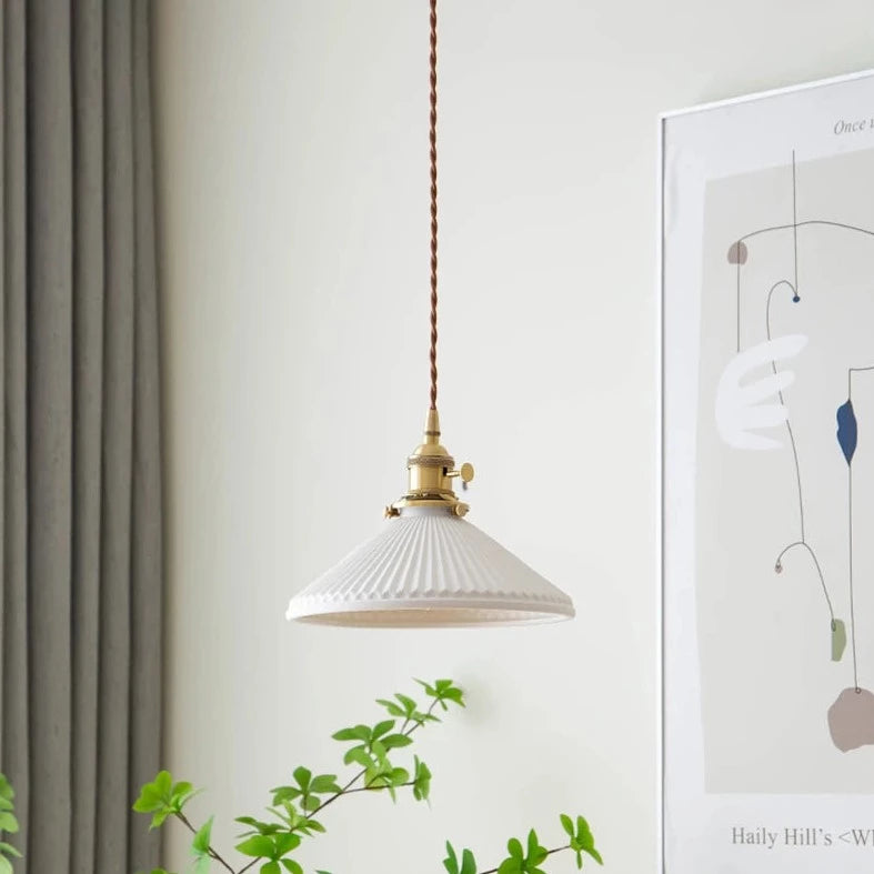 Lustre led japonais nordique luxe - vue 3 sur 10