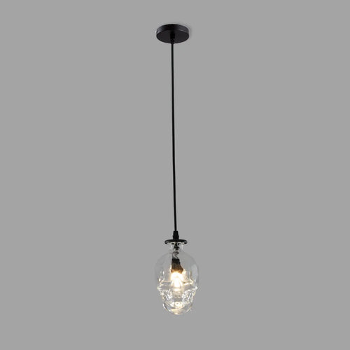 suspension loft américain rétro led crâne bouteille vin décoration café - vue 9 sur 9