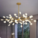 lustre moderne vintage luciole branche suspension éclairage
