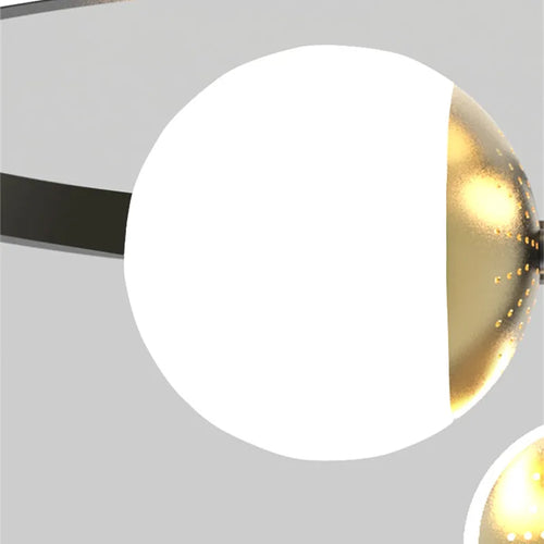 plafonnier led à anneau pour décoration intérieure moderne - vue 6 sur 7