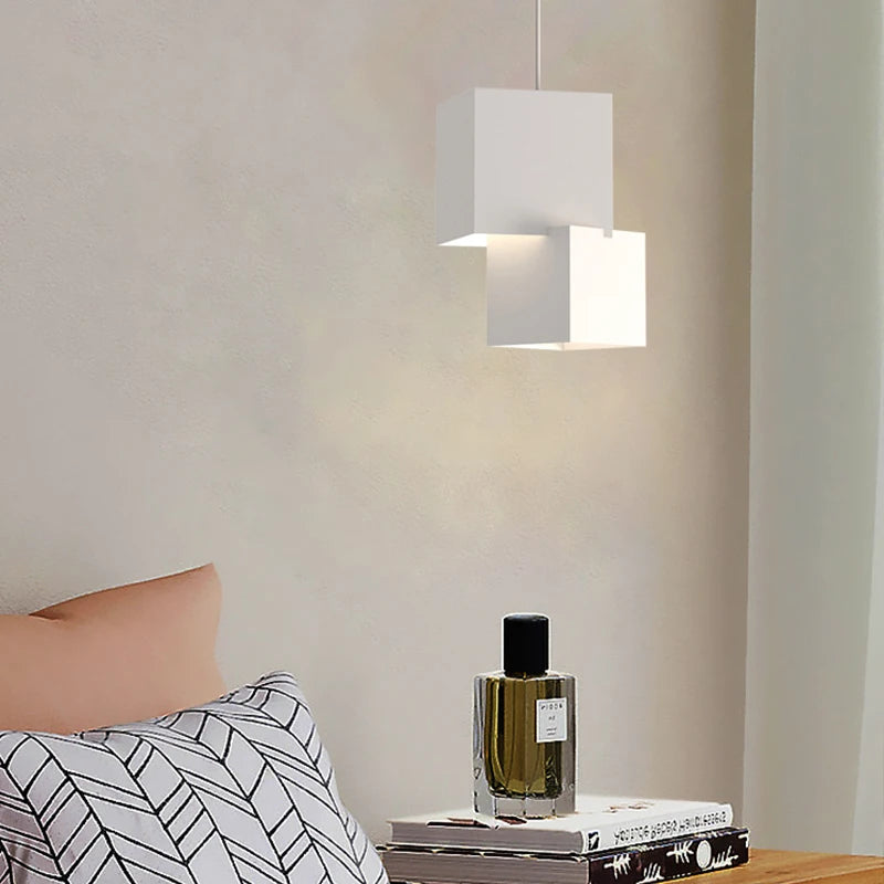 Petite lampe suspendue moderne et Simple pour chambre à coucher