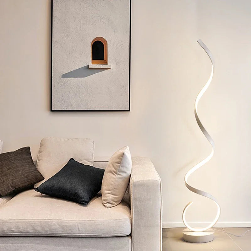 Lampadaire à bande LED moderne - vue 3 sur 8
