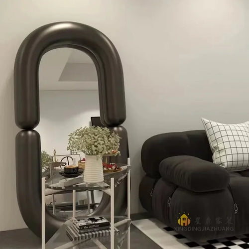 miroir mural ovale décoratif style nordique pour chambre - vue 7 sur 15