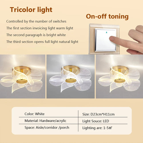 plafonnier led moderne en acrylique design pour intérieur décoratif - vue 16 sur 18