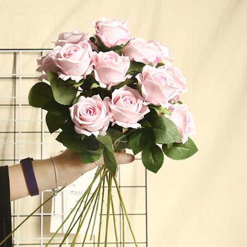 fleur artificielle en flanelle pour décoration intérieure et mariage - vue 5 sur 15