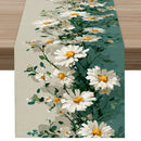 Chemin de table floral aquarelle papillons style printanier