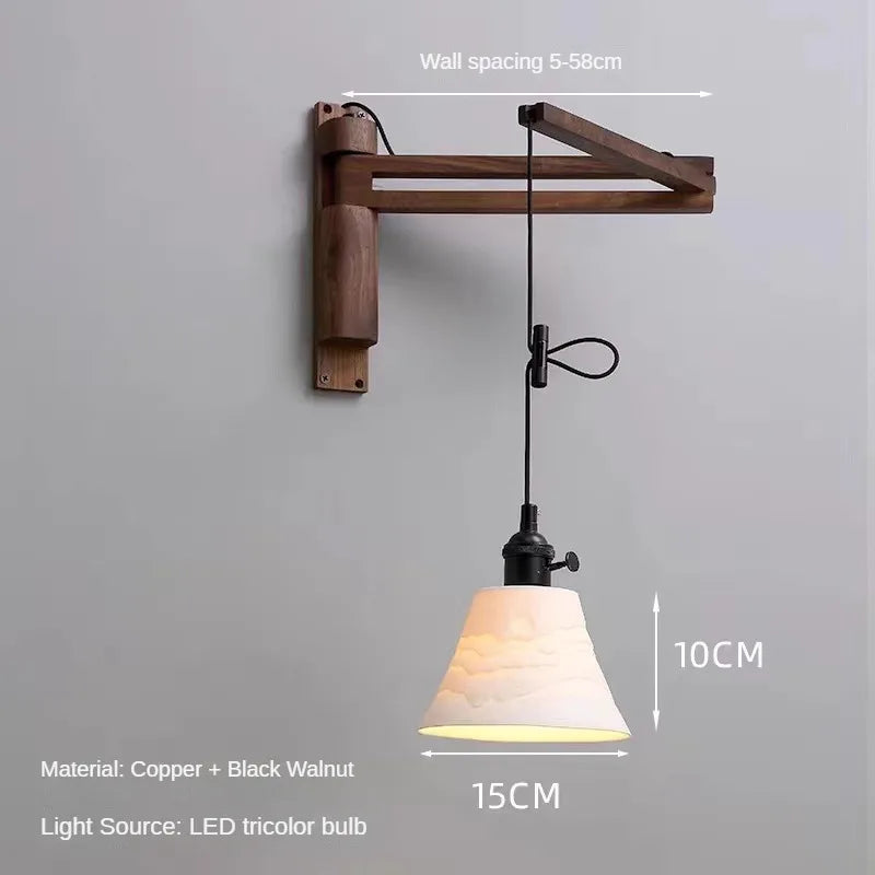 applique murale extensible en cuivre design élégant pour divers espaces - vue 9 sur 23