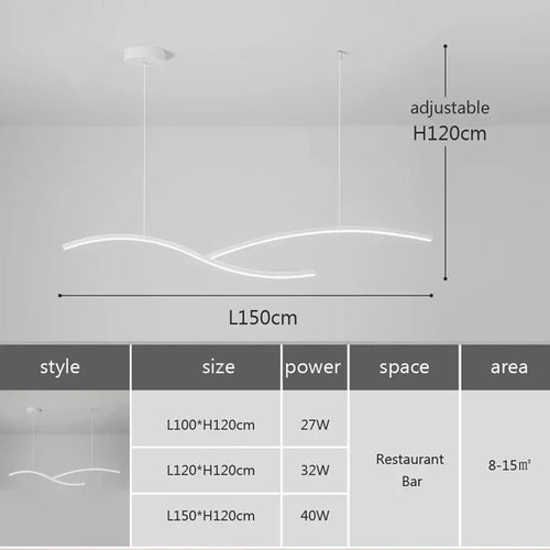 suspension moderne en acrylique pour intérieur design élégant - vue 5 sur 12