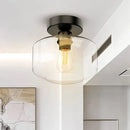 plafonnier led nordique moderne en verre pour décoration maison
