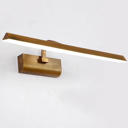 applique murale vintage triangle led lumière cosmétique bronze